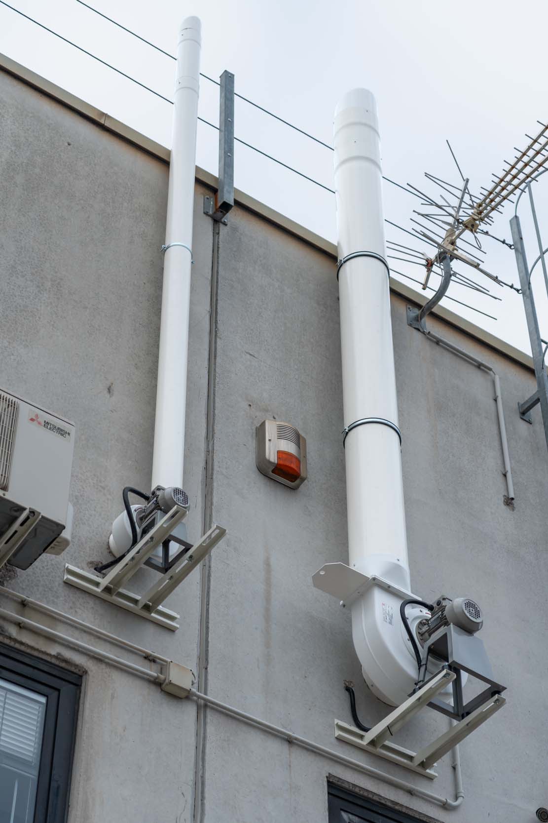 Motori di aspirazione per cappe chimiche